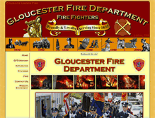 Tablet Screenshot of gloucesterfiredepartment.com